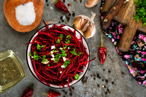 Saltimbocca mit Rote-Bette-Salat