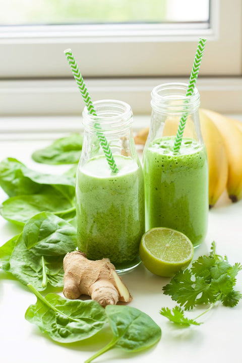 Ingwer-Spinat Smoothie
